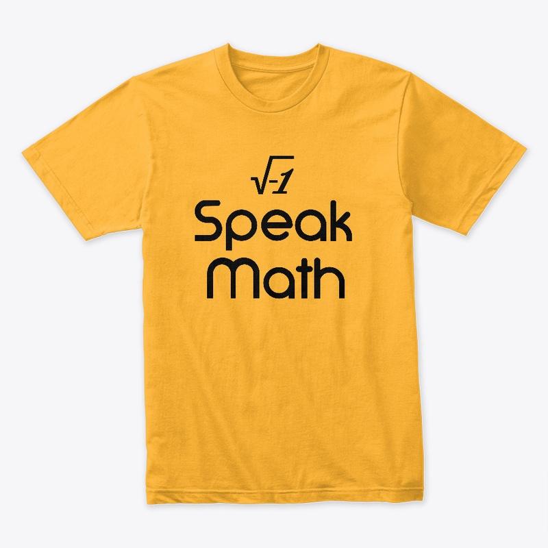 i Speak Math [fbt] (Black letters)