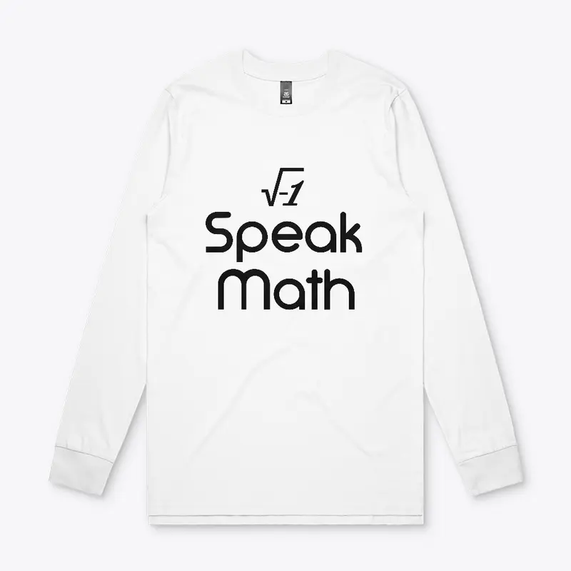 i Speak Math [fbt] (Black letters)